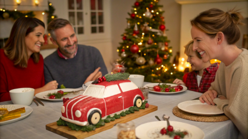 buche noël voiture